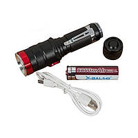 Ліхтарик тактичний ручний Bailong BL-736-T6, світлодіодний ліхтарик ручний акумуляторний портативний