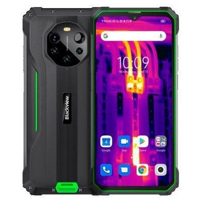 Смартфон Blackview BL8800 Pro 8/128GB Green, 50+8+2/16Мп, 8380mAh,6.58'' IPS, 4G, Dimensity 700