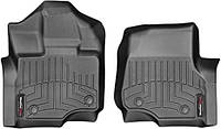 Передние грязезащитные резиновые коврики WeatherTech в салон Ford F-150 15+ (Crew Cab, SuperCab)