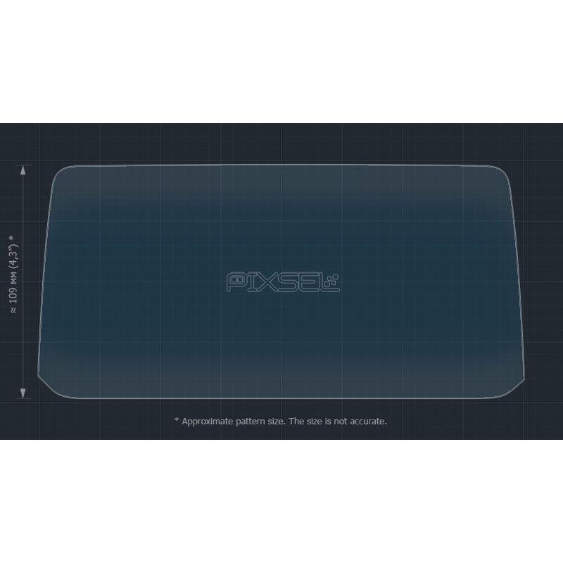 Захисне гібридне скло на монітор (великий) 9.9" MATT MAZDA CX 5 2018 - 2019