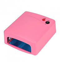 Лампа для маникюра с таймером ZH-818. QL-912 Цвет: розовый (WS)
