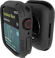 Фирменный чехол elkson Rugged Quattro 2.0 - чехол для Apple Watch 40/41 mm Series 9/8/7/6/5/4 - Черный