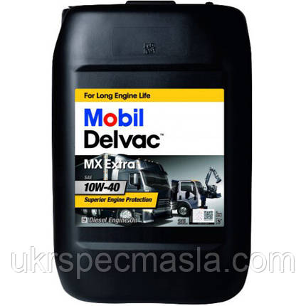 Моторна олива Mobil Delvac MX Extra 10W-40 кан 20л, фото 2