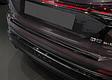 Захисна накладка на задній бампер для Audi Q4 E-Tron 2021+ /чорн.нерж.сталь/, фото 10