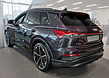 Захисна накладка на задній бампер для Audi Q4 E-Tron 2021+ /чорн.нерж.сталь/, фото 6
