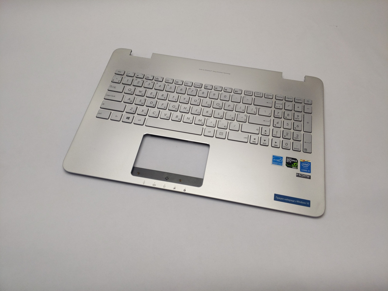 Верхній корпус із клавіатурою asus n551jk-1a оригінал з розборки, фото 1