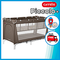 Детский манеж Carrello Piccolo+, складной, дорожная сумка,125х65х79 см Chocolate Brown