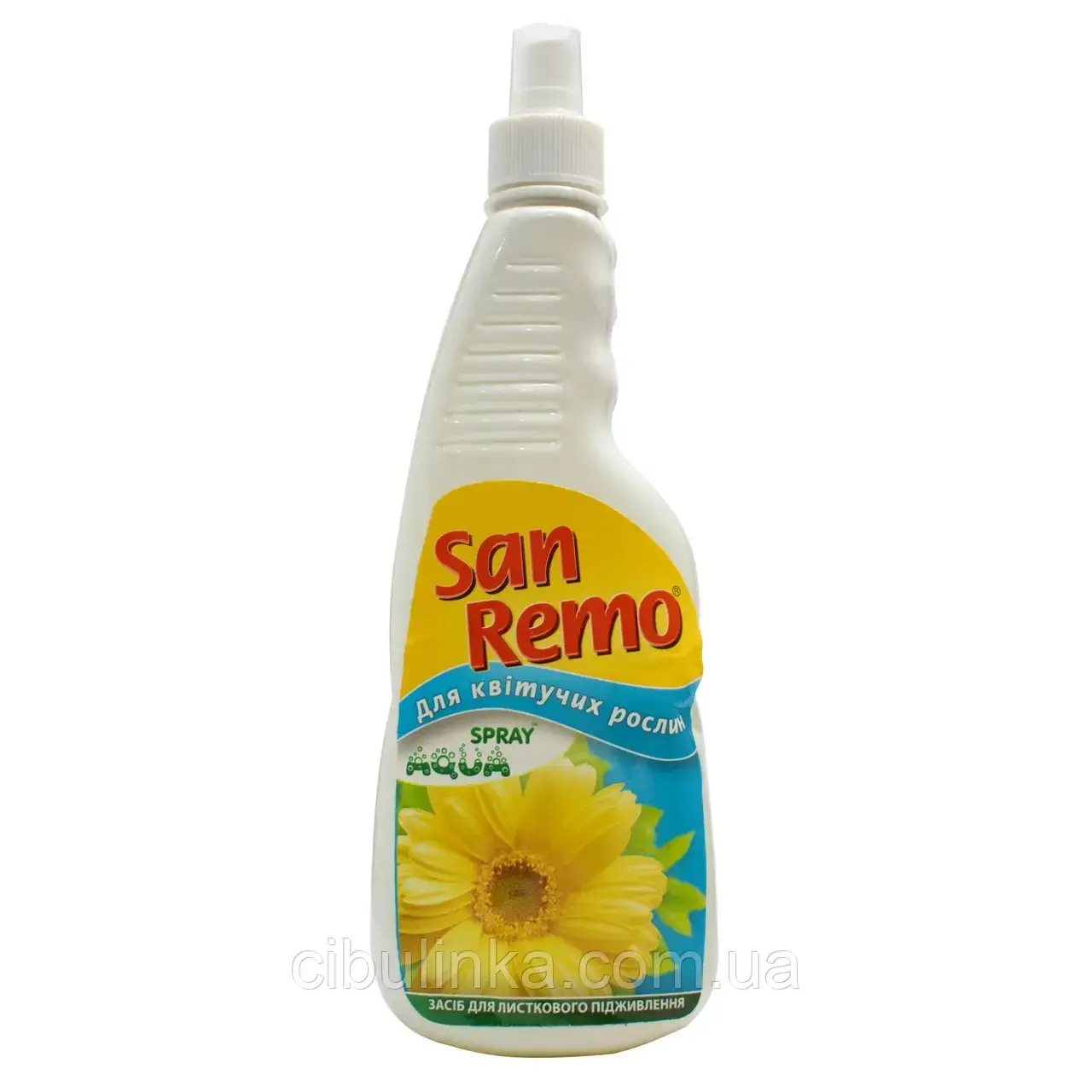 Добриво для квітучих рослин San Remo aqua спрей  500 мл