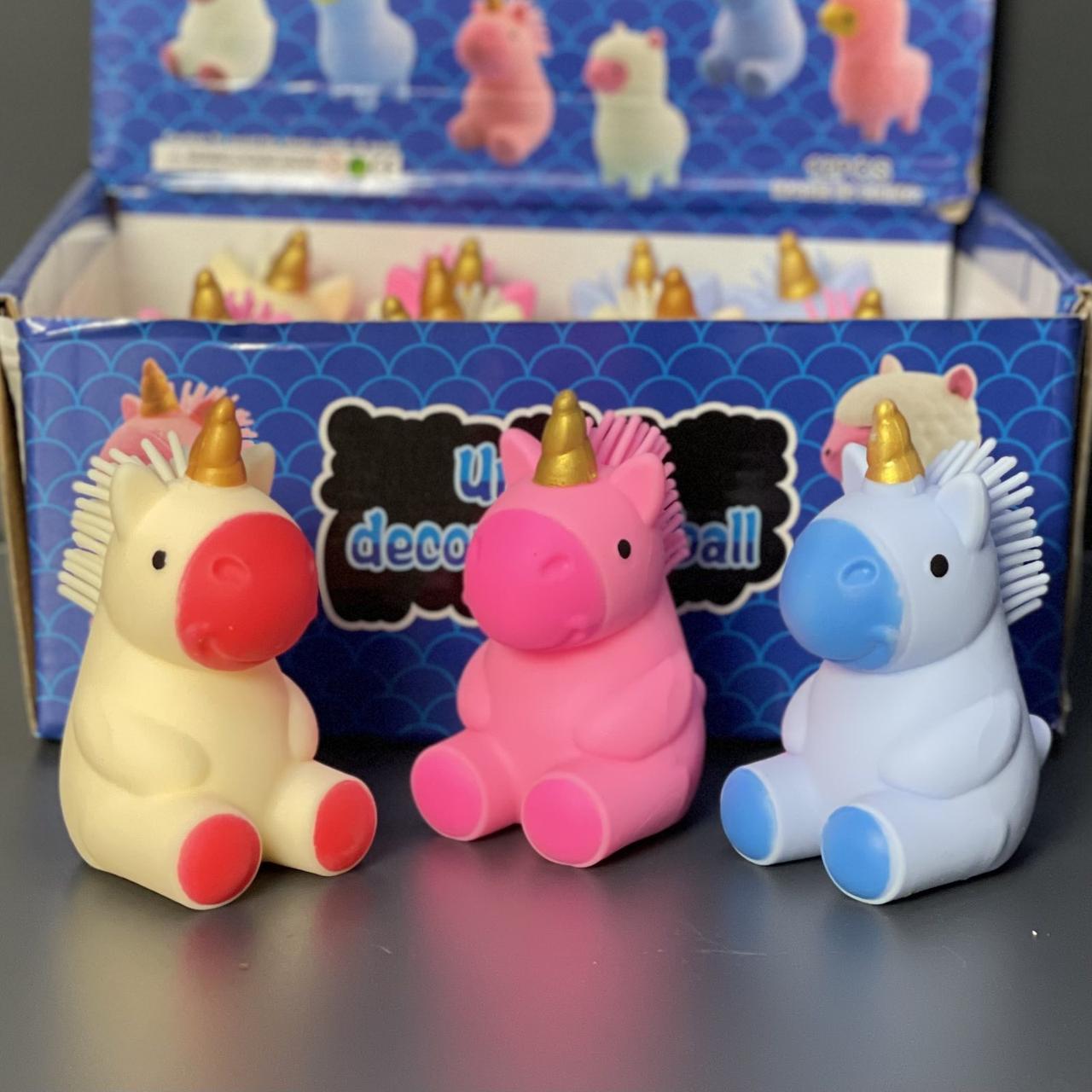 Іграшка антистрес з піною "Єдиноріг", мікс, Игрушка антистресс "Единорог", фото 1