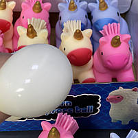 Іграшка антистрес з піною "Єдиноріг", мікс, Игрушка антистресс "Единорог", фото 2