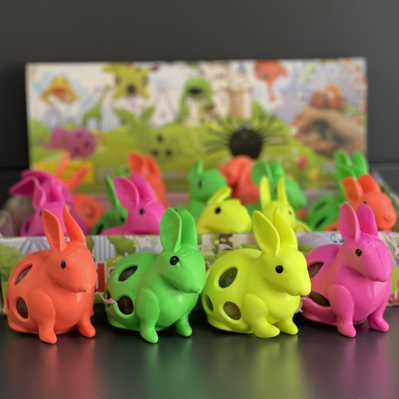 Іграшка антистрес з орбізами "Зайчик", мікс, Игрушка антистресс "Зайка", фото 1