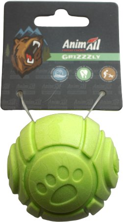 Іграшка для собак М'ячик з ароматом зеленого яблука AnimAll (АнімAll) GrizZzly 6 см