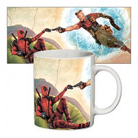 Чашка з принтом "Дедпул", супергерої, Кружка керамическая "Дэдпул", фото 2
