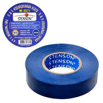 Ізолента ПВХ 30м "Stenson" синя 10 шт MH-0029