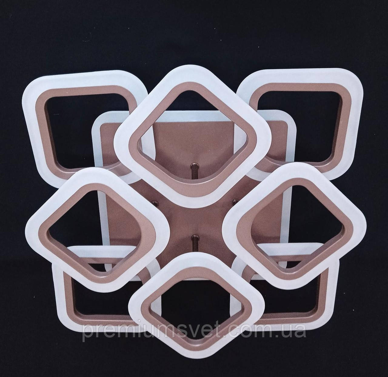 Люстра світлодіодна AS8060/4+4 CF LED RGB dimmer, фото 1