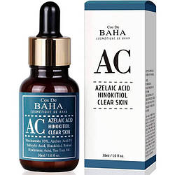 Сироватка для боротьби з акне Cos de Baha AC Azelaic Acid Hinokitiol Clear Skin Serum 30ml