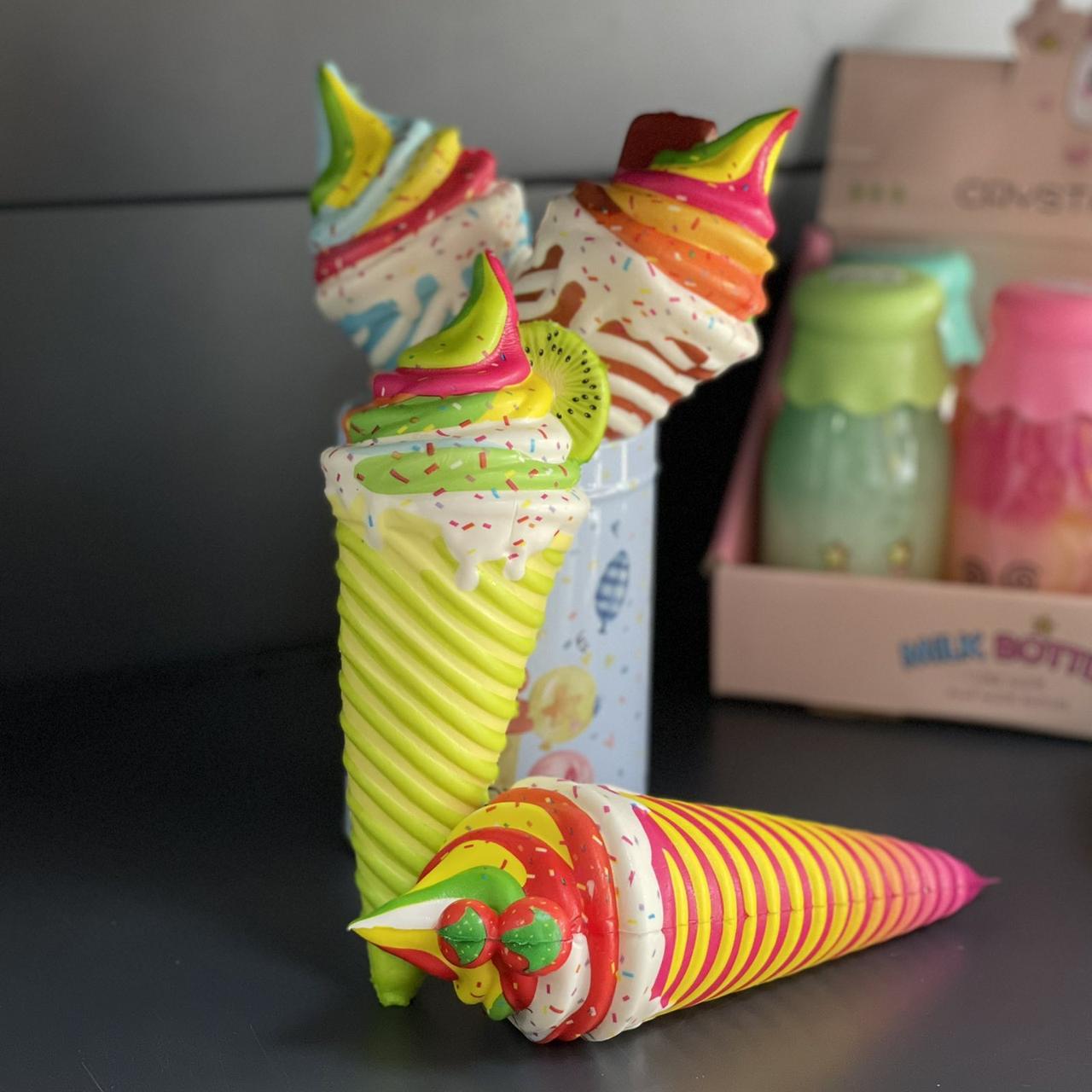 Сквіш "Морозиво", мікс, Игрушка - антистресс "Мороженое", фото 1