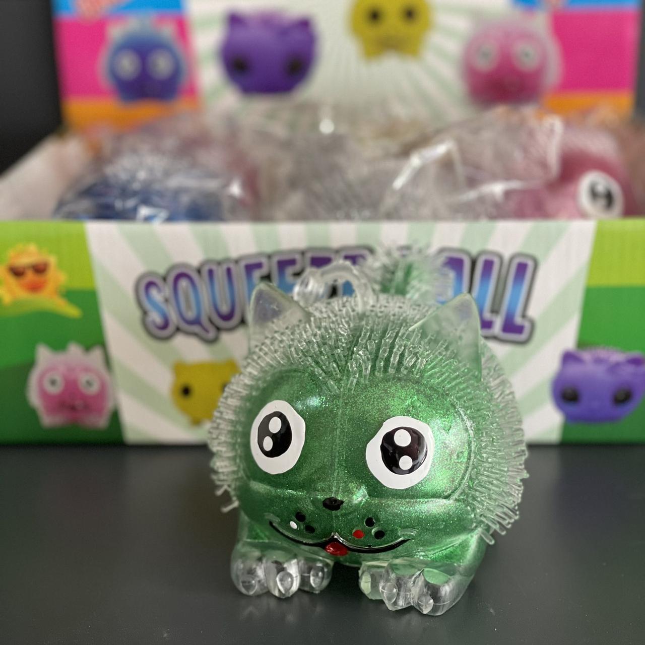 Іграшка антистрес дитяча світяшка "ЙО-ЙО. Котик з хвостиком", мікс, фото 1