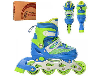 Ролики PROFI (31-34), світло-зелені BOC247741 G-Rich