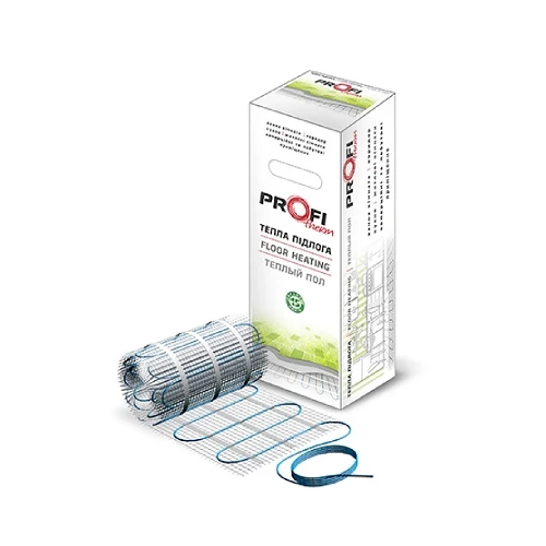 Тепла підлога двожильний нагрівальний мат PROFI THERM 150/2.0, 300Вт