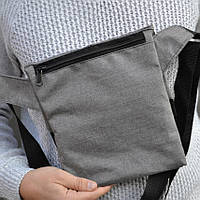Сумка мессенджер . Тактическая сумка из ткани. XY-422 Цвет: серый (WS)