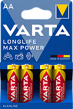 Батарейка VARTA LONGLIFE MAX POWER AA BLI 4 шт