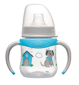 Пляшка поїлка з широкою горловиною 150 мл м'який носик Система Actiflex