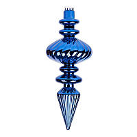Новогодняя игрушка Novogod'ko Сосулька, пластик, 30 cм, синяя, глянец 974100
