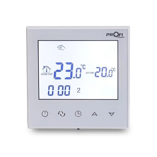 Терморегулятор цифровий для теплої підлоги Profitherm Wi-Fi Peаrl White