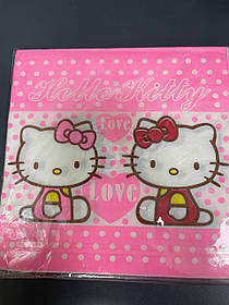 Серветки горошок "Хеллоу Кітті", Салфетки "Hello Kitty"