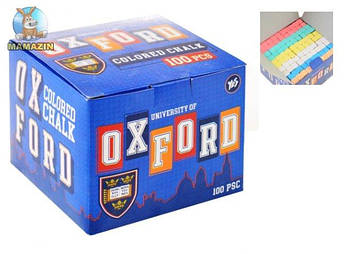 Крейда кольорова квадратна 100 шт. "Oxford" 400332