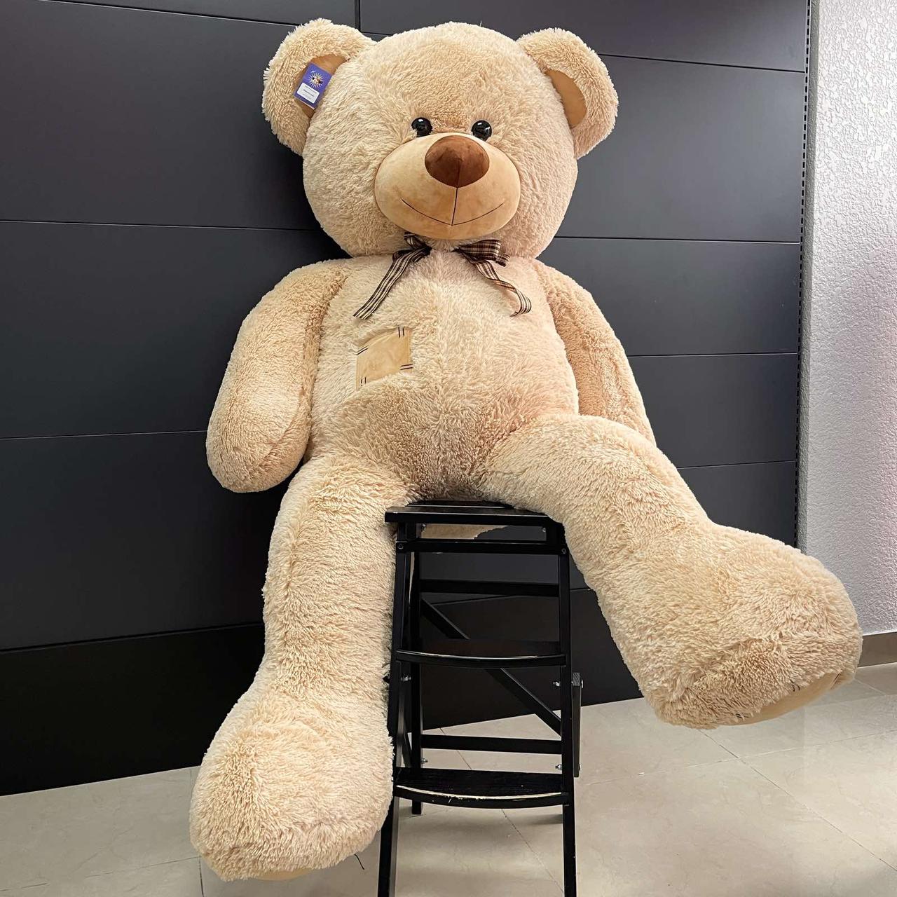 Іграшка мяка "Ведмедик", світло - коричневий, 200 см., Мягкая игрушка "Мишка" В360/6 ТМ "Масяня", фото 1