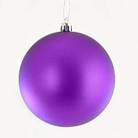 Игрушка новогодняя Шар d - 10 см, фиолетовый матовый 973205