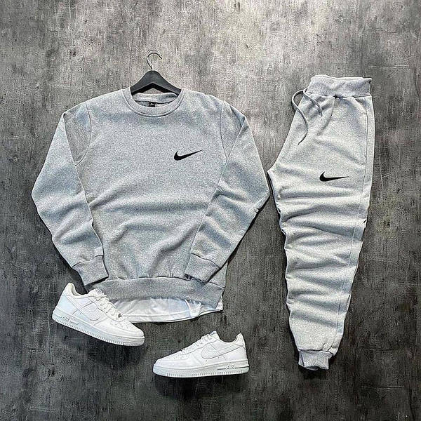 Grey nike foundation tracksuit clearance