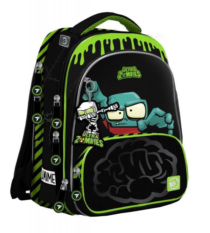 Шкільний рюкзак YES S-30 JUNO ULTRA Premium "Zombie", чорний 558790