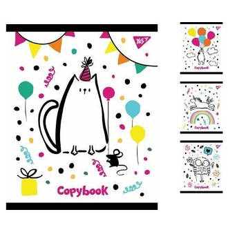 Зошит для записів А5/12 лінія YES "Sketch animals" 10шт 765174 G-Rich