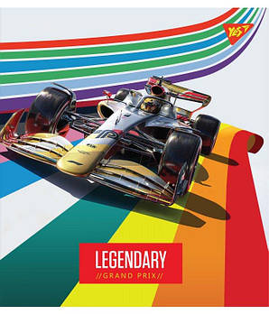 Зошит для записів А5 12 аркушів лінія YES "Grand Prix" 765166 G-Rich