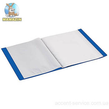 Папка А4 із 40 файлами синя 104241/E30604-02 G-Rich