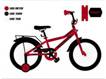 Велосипед дитячий "Speed racer" червоний Y12311 G-Rich