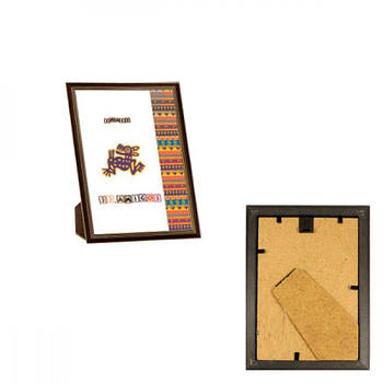 Рамка для фото 10 х 15 (15 мм) темно-коричнева з ніжкою 625167 G-Rich