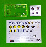 Пластикова модель 1/72 Kovozavody Prostejov 0231 американський воений літак Cessna U-17A Skywagon, фото 3