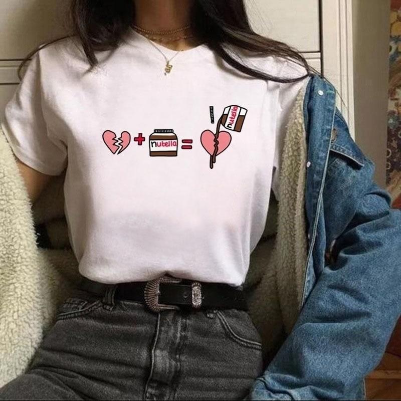 Жіноча біла футболка з повсякденним молодіжним принтом (р. 42-44) 10FU1112, фото 1