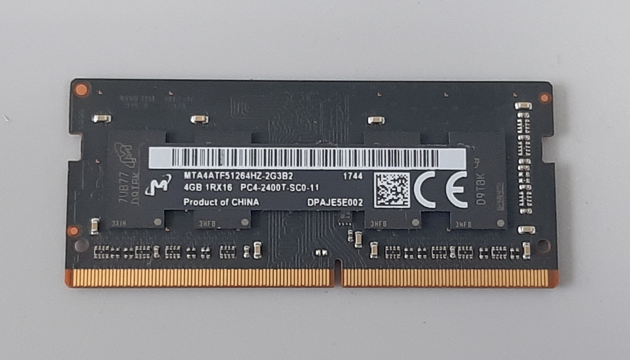 Модуль пам'яті SODIMM DDR4 4Gb Micron PC4-19200 (MTA4ATF51264HZ-2G3B2) БВ