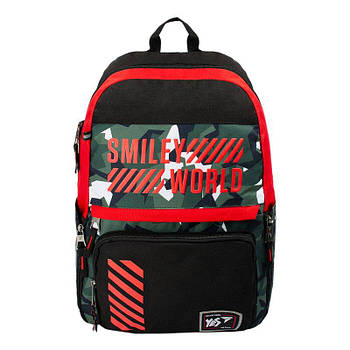 Молодіжний рюкзак YES Т-82 "Smiley World" Military boy 558290