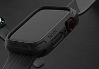 Фірмовий чохол elkson Quattro Rugged для Apple Watch 44/45 mm Series 9/8/7/6/SE/5/4 — Чорний, фото 2