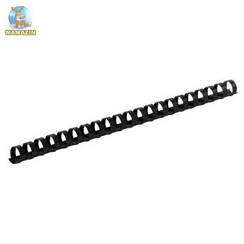 ПЛАСТИКОВА ПРУЖИНА BUROMAX D 12ММ, Чорна, 100 ШТ. (BM.0503) 73177 G-Rich