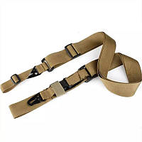 Ремінь зброярний, трирічний, койот, нейлон, Китай