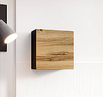 Пенал VIGO kwadrat (модульні меблі) дуб вотан/чорний (CAMA)