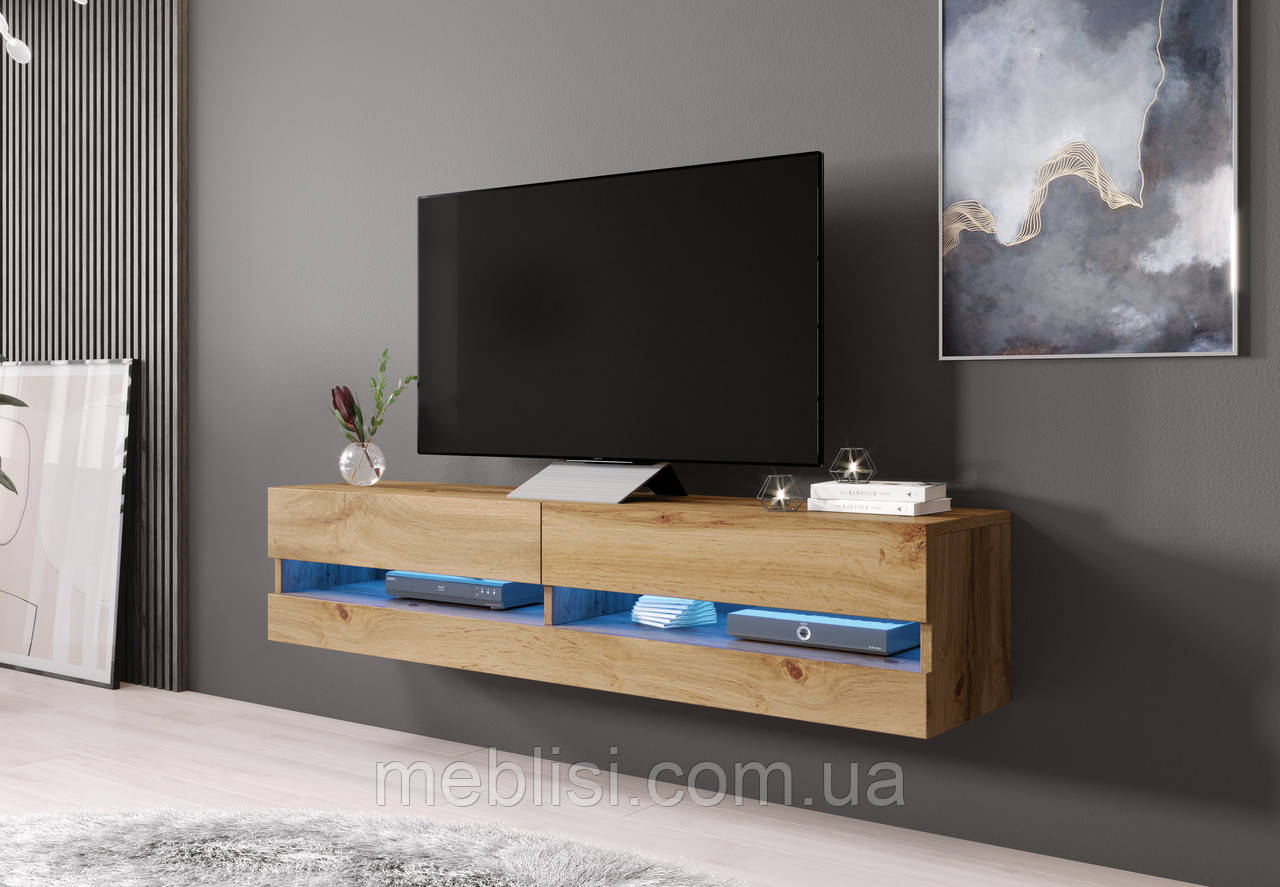 ТБ тумба RTV VIGO NEW 140 (дуб вотан) (CAMA)