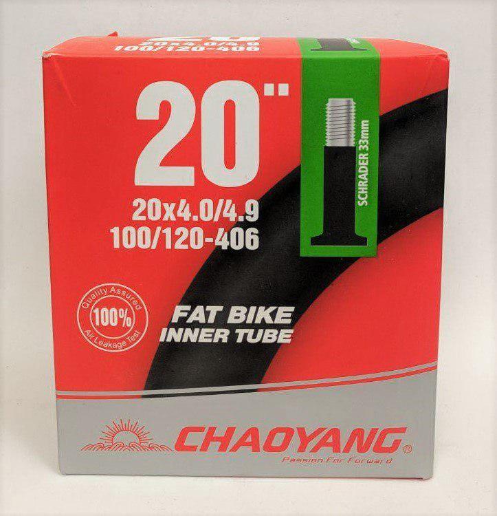 Камера 20x4.00-4.90 (100/120-406) CHAOYANG  AV33 mm FAT BIKE